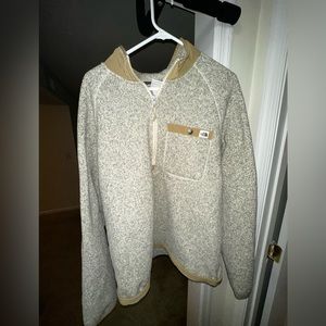 North Face fleece quarter zip